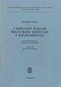 Title-page of the volume: I mercanti italiani nell'Europa medievale e rinascimentale.