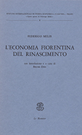 Title-page of the volume: L'economia fiorentina del Rinascimento.