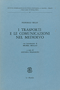 Title-page of the volume: I trasporti e le comunicazioni nel medioevo.