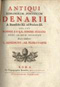 Title-page: Antiqui Romanorum pontificum denarii