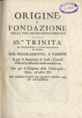 Frontespizio del volume: Arciconfraternita della SS. Trinità dei pellegrini e ... .