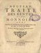 Title-page: Nouveau traité des rentes et des monnoies ... .