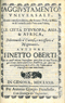 Frontispice: Aggiustamento vniuersale, ouero corrispondenza, che hanno i pesi, e le misure di tutte le cose l'vna con l'altra, le citt ... .