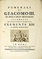 Title-page: Funerali di Giacomo III. re della Gran Brettagna ... .