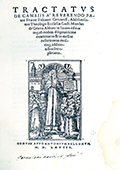 Frontespizio del volume: Tractatus de cambiis a' reuerendo patre frate Fabiano Genuensi ... .