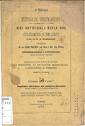 Frontespizio del volume: Metodi di vinificazione detti di Chaptal, Gall e di Pétiot, vini artificiali senza uva, utilizzamento di vini guasti ... .