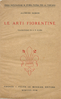 Frontespizio del volume: Le arti fiorentine.