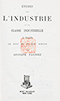 Title-page: Études sur l'industrie et la classe industrielle a Paris au 13. et 14. siècle