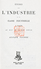 Title-page: tudes sur l'industrie et la classe industrielle a Paris au 13. et 14. sicle