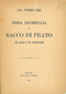 Frontespizio: Storia documentata del sacco di Prato : sue cause e sue conseguenze / Vittorio Gori