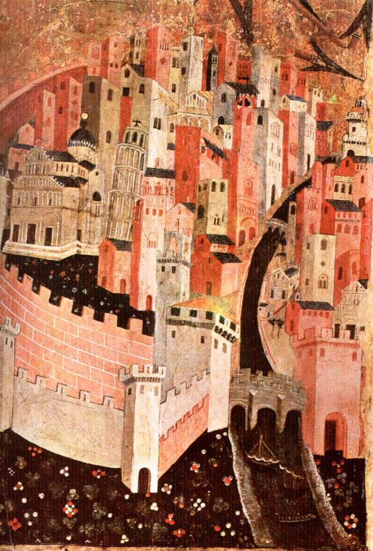 view of Pisa in 1300