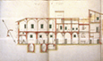 clicca sull'immagine piccola per visualizzare l'immagine grande e ulteriori informazioni su di essa: Sezione del Palazzo Datini, sec. XVIII