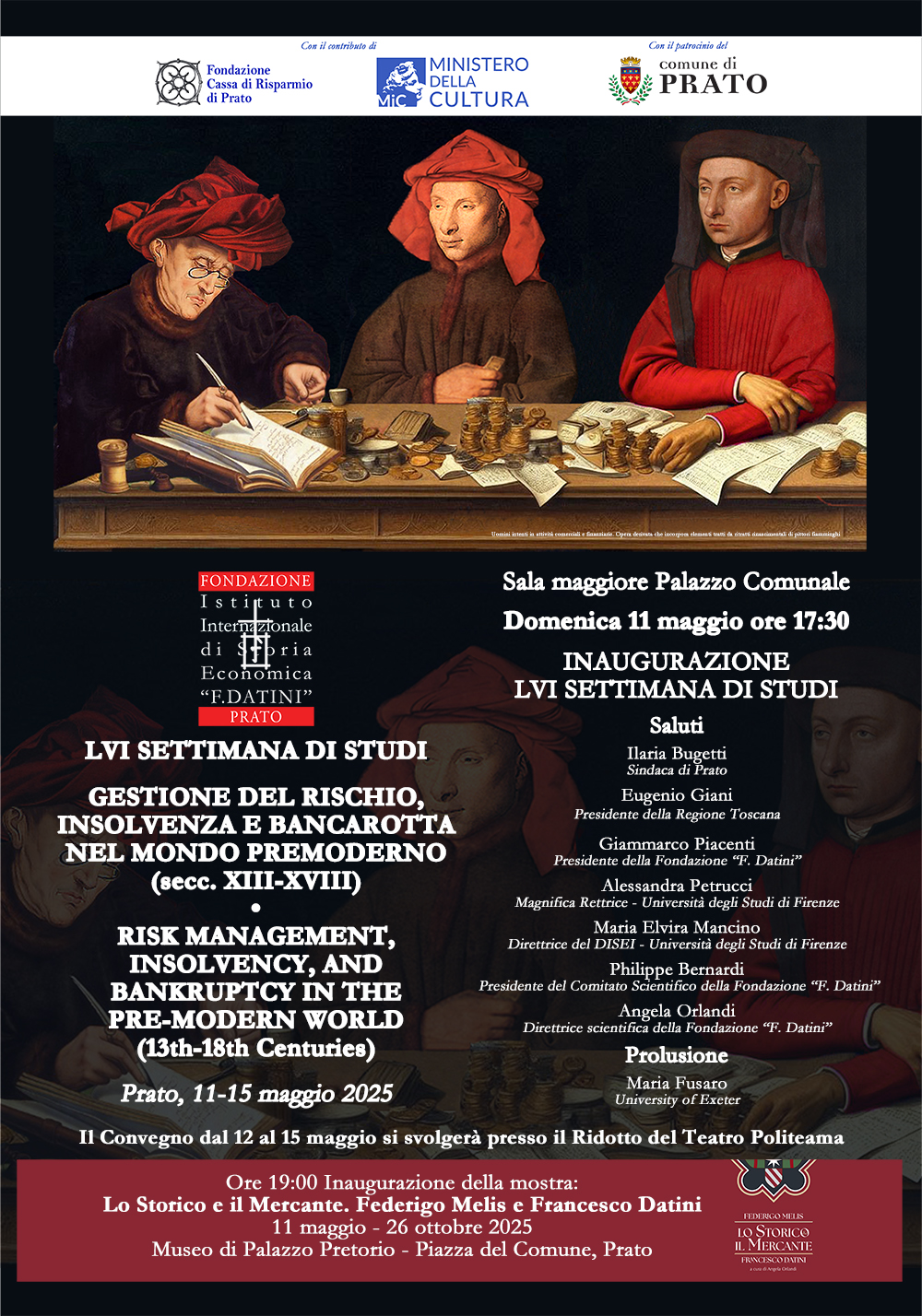 Derived artistic work incorporating elements from Renaissance portraits by Flemish painters