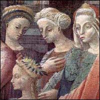 Donne, in Andrea di Giusto, Storie della vergine